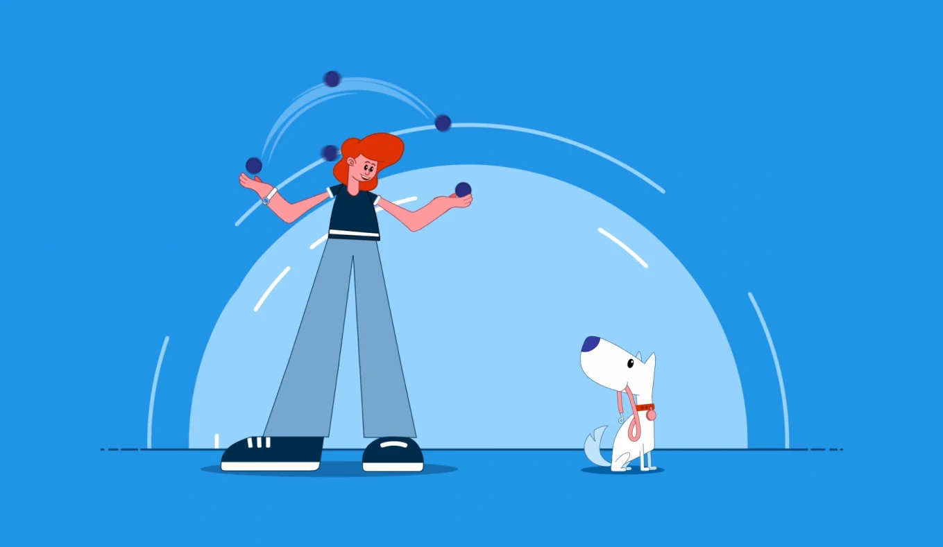 Illustration tirée de la vidéo de motion design pour la vidéo sur les de Consolidation de CTI pour le CSPQ.