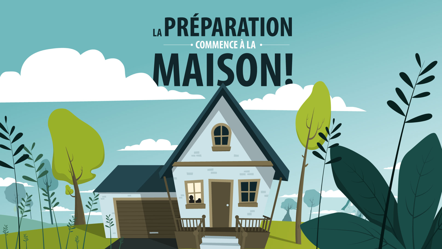 Illustration from the motion design video public service announcement for the Ministère de la Sécurité Publique